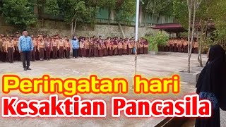 Upacara peringatan hari Kesaktian Pancasila 2022 di SDN 012 Loa Janan