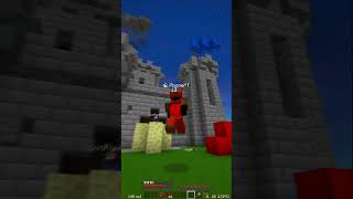 This NOOB Got DESTROYED...  #minecraft #clip #fireballfight #trainerdario #pvp #minemen #destroyed