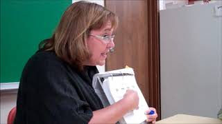 Video Example: A teacher demonstrates teaching irregular word reading