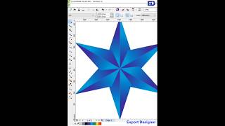 3D Start Design in Corel draw/ #coreldraw #tutorial #shorts #videos #beginners.