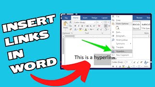 3 Ways To Add Links In Word | Add Hyperlink In Word