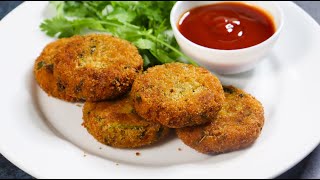 10 minutes Rice cutlet | Leftover rice recipe | Teatime snack recipe |