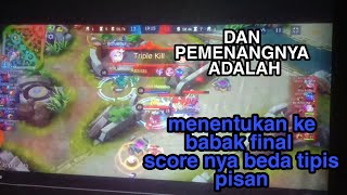 MATCH 3 ML BABAK PENENTU MASUK FINAL ANTARA CIBATU VS BANDUNG GUYS SERU