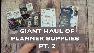 GIANT Happy Planner Haul! Part 2 of 2