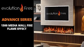 Evolution Fires Advance Series 1500 Electric Fireplace Flame Effect.