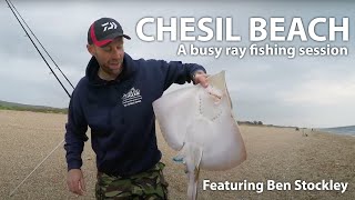 Chesil Beach-  A Busy Ray Fishing Session