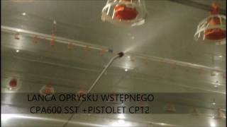 Oprysk wstępny chemią LANCA CPA600 SST, PISTOLET CP12, www.polhydra.pl