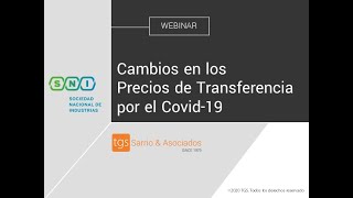 Webinar: Cambios en los Precios de Transferencia por el Covid-19