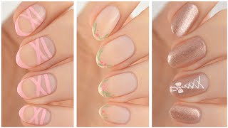 New Nail Art 2023 🩰 Minimalist Balletcore Nail Designs!