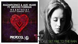 Heartbeat (Echoes) VS Set Fire To The Rain - Nicky Romero & Magnificence VS Adele [TZ Mashup]