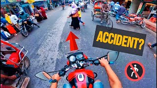 Accident or Not? Riding Bajaj V15!