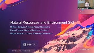 Esri User Conference 2021 – Environment & Natural Resources Special Interest Group Meeting