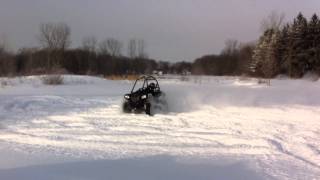 Bob Weaver Motorsports - Having a little fun in the snow on a Polaris ACE!.