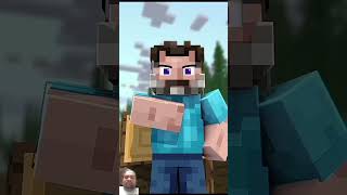 "Herobrine not like I am Steve || Transform Watch || #minecraft #minecraftmemes #herobrine