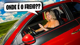 PERDI O JUÍZO... A LETÍCIA DIRIGIU MEU CARRO!!