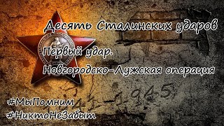 Десять Сталинских ударов. Первый удар. Новгородско-Лужская операция