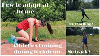 My Current Training Routine: Athletics (Heptathlon) Training At Home