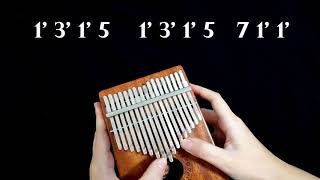 Lauv - Never Not Kalimba Tutorial