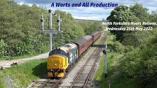 A 'Warts and All' look at trains on the North Yorkshire Moors Railway on Wednesday 25th May 2022.