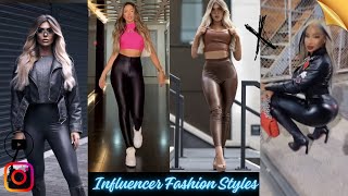 Rock These 5 Occasions in Confident Leather Leggings Styles | Curvy Fashion GRWM Blog