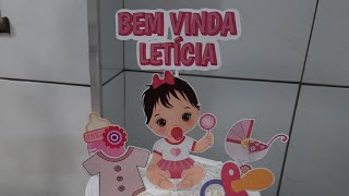 DECORANDO UM LINDO BOLO DE CHÁ DE BEBÊ | BOLO DE MENINA