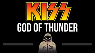 KISS • God Of Thunder (CC) 🎤 [Karaoke] [Instrumental]