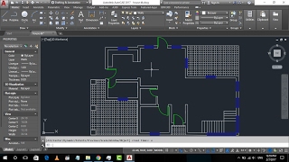 Basic House Plan drawing in AutoCad 2017 | Part-1 | 2D Basics Step by step