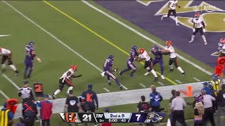 Jackson With AMAZING Run To Keep Play Alive - BENGALS vs RAVENS - 2024-25 NFL SEASON WEEK 10