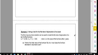 Rules for nth term  for linear growth and decay