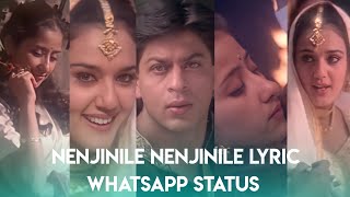 Nenjinile nenjinile lyric whatsapp status | song - Janaki amma | Sriram sarvesh Edits