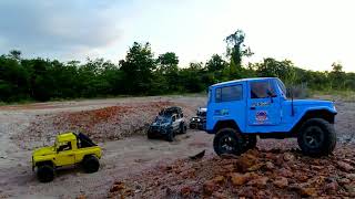 Menaklukan Tanjakan Berbatu || MN d90 , Wpl C34 , MN 86KS mini RC  Adventure