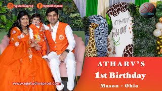 Krishna & Ramya Celebrate's Atharv's First Birthday | Highlights | 4K | Mason, Ohio | SG Studios