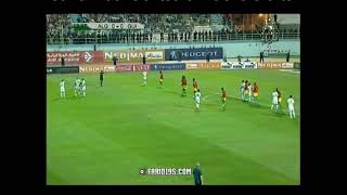 Gadioura avec son but de fusil contre Gana. souvenir souvenir