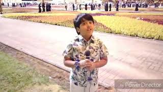 Flowers and fruits festival report by the youngest reporter in Tabuk KSA 2018