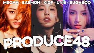 produce48: where are they now? (ive, lesserafim, squid game...)