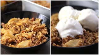 Best Apple Pear Crisp Recipe | Simple & Easy Fall & Thanksgiving Dessert with Apples & Pear