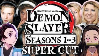 1 Hour & 30 Minutes of AutoSave Demon Slayer Seasons 1-3 Reactions to Fall Asleep to