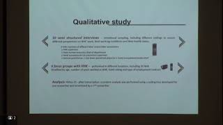 Joan Llobera: Hotel housekeepers: working conditions and health - a mixed methods study