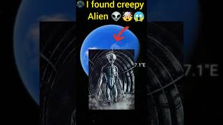 I Found  creepy alien 👽 is Amazing 🤯😱On Google Earth #shorts #googleearth #google #googlemaps #viral