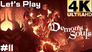 Demon's Souls Remake PS5 Gameplay Walkthrough 4K | Part 11 Shrine of Storms | Old Hero Boss Fight