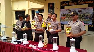 Polres Langsa Ungkap Tersangka dan Pemusnahan 6.613.81 Gram Sabu