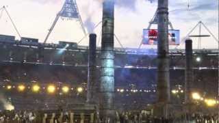 London 2012 Opening Ceremony - Rings of Iron 3