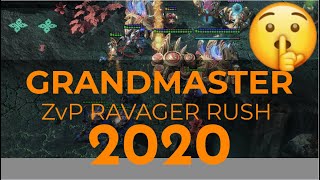 Grandmaster Zerg - ZvP Early Ravager Pressure - 3 Roach Rush versus Protoss