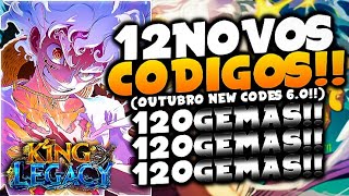 LANÇOU!! 12 NOVOS *EXCLUSIVOS* CODES SECRETOS no KING LEGACY CODIGOS! (King Piece Codes) - BronzerBR