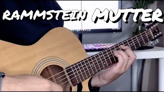 Rammstein  - Mutter | Fingerstyle guitar cover