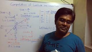 Theodolite Traversing - Computing Latitude and Departure