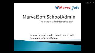 Adding Students in SchoolAdmin CE | 1 Minute Guide | Quicker Starter Guide