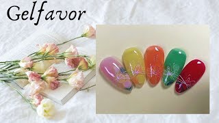 Gelfavor Gel Extentions Nail Art Designs