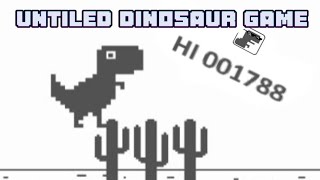 I played the greatest game ever!!! (untitled dinosaur game)