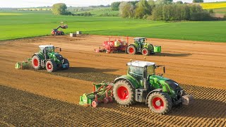 GROS CHANTIER à la plantation des PDT 2022 ! 5 tracteurs dans le même champs!🤩